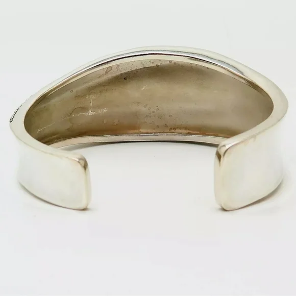 Michael Dawkins 925 Sterling Silver Starry Night Open Cuff Bracelet 51.6… - Picture 4 of 10